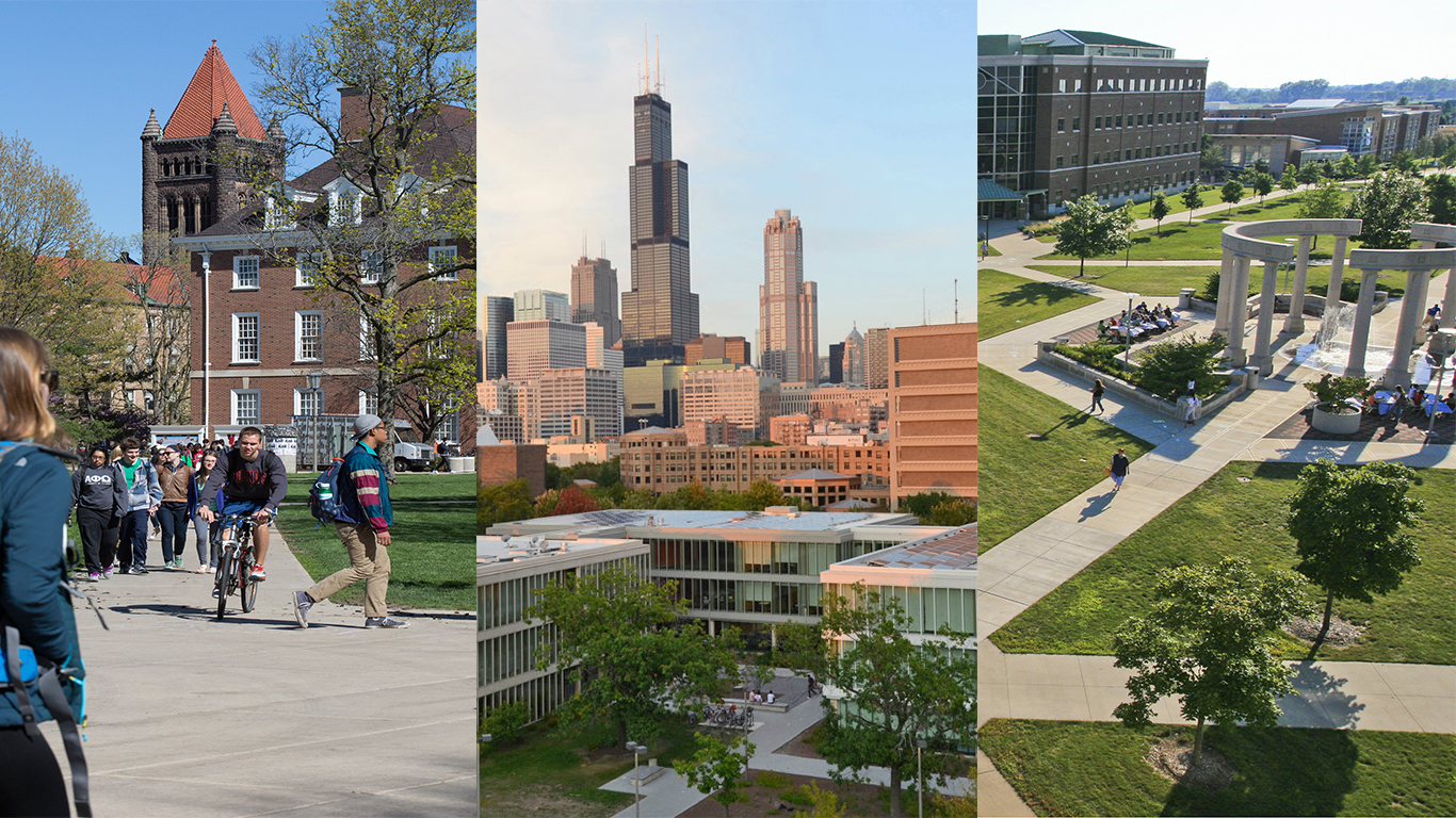 Images of the University of Illinois System Universities