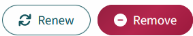 Renew or remove user buttons